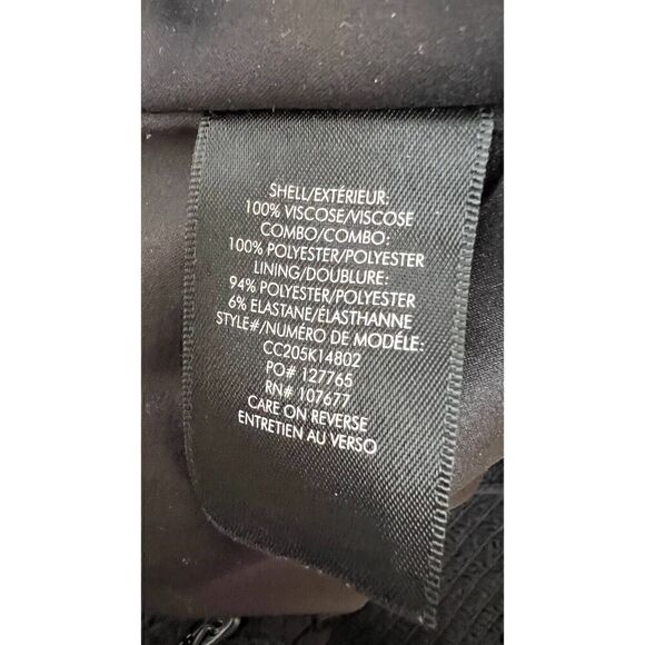 Alice + Olivia Long Maxi Jumpsuit Womens Size 12 Black Embroidered Eyelet Back - Picture 9 of 10